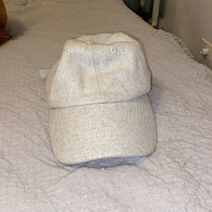 Grey adjustable baseball hat